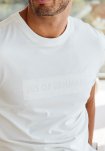 T-shirt med logo, Bambusviskose, Hvid