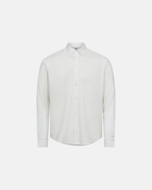 JBS of Denmark Bambus/Hør Skjorte til Mænd - Hvid