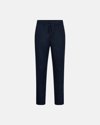 Bukser, Hør/bambusviskose, Navy