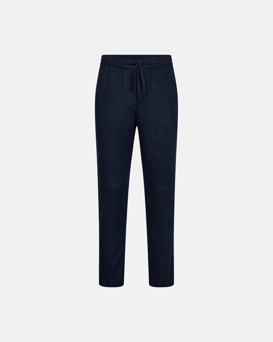 JBS of Denmark Men Bukser | Hør/bambusviskose | Navy - 2XL