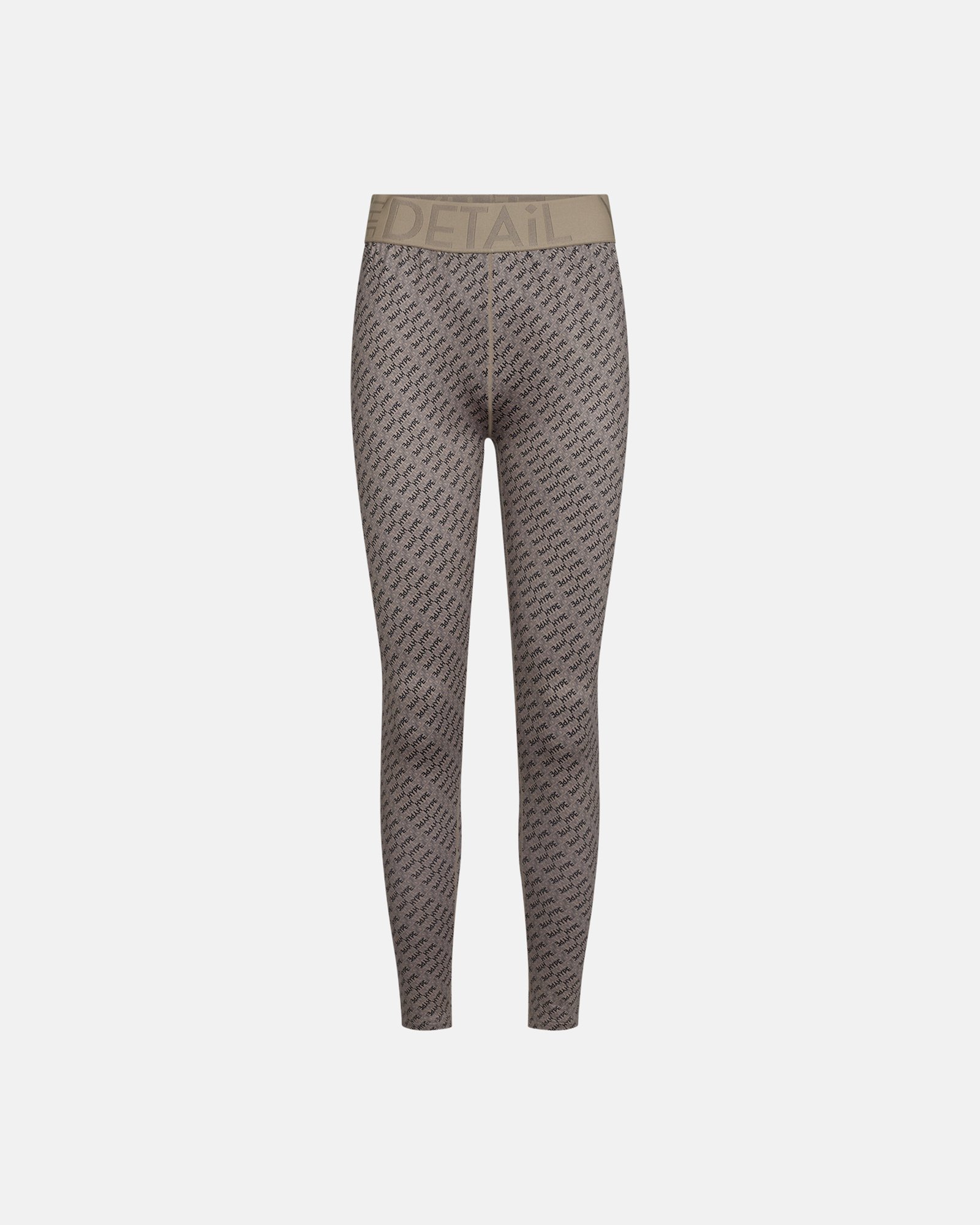 Leggings "Logo" | Polyester | Beige -Hype the Detail Leggings "Logo" | Polyester | Beige -Hype the Detail