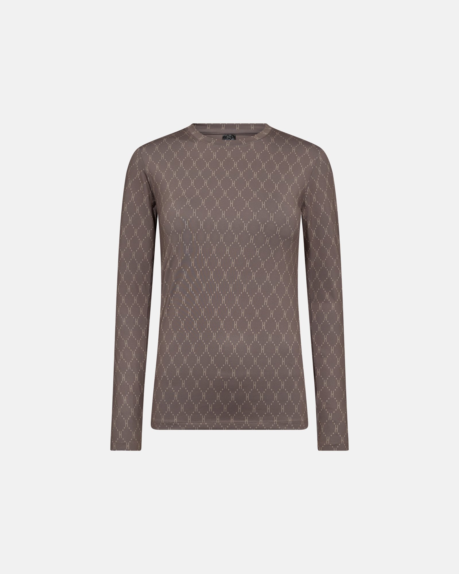 Bluse "Logo" | Polyester | Brun -Hype the Detail Bluse "Logo" | Polyester | Brun -Hype the Detail