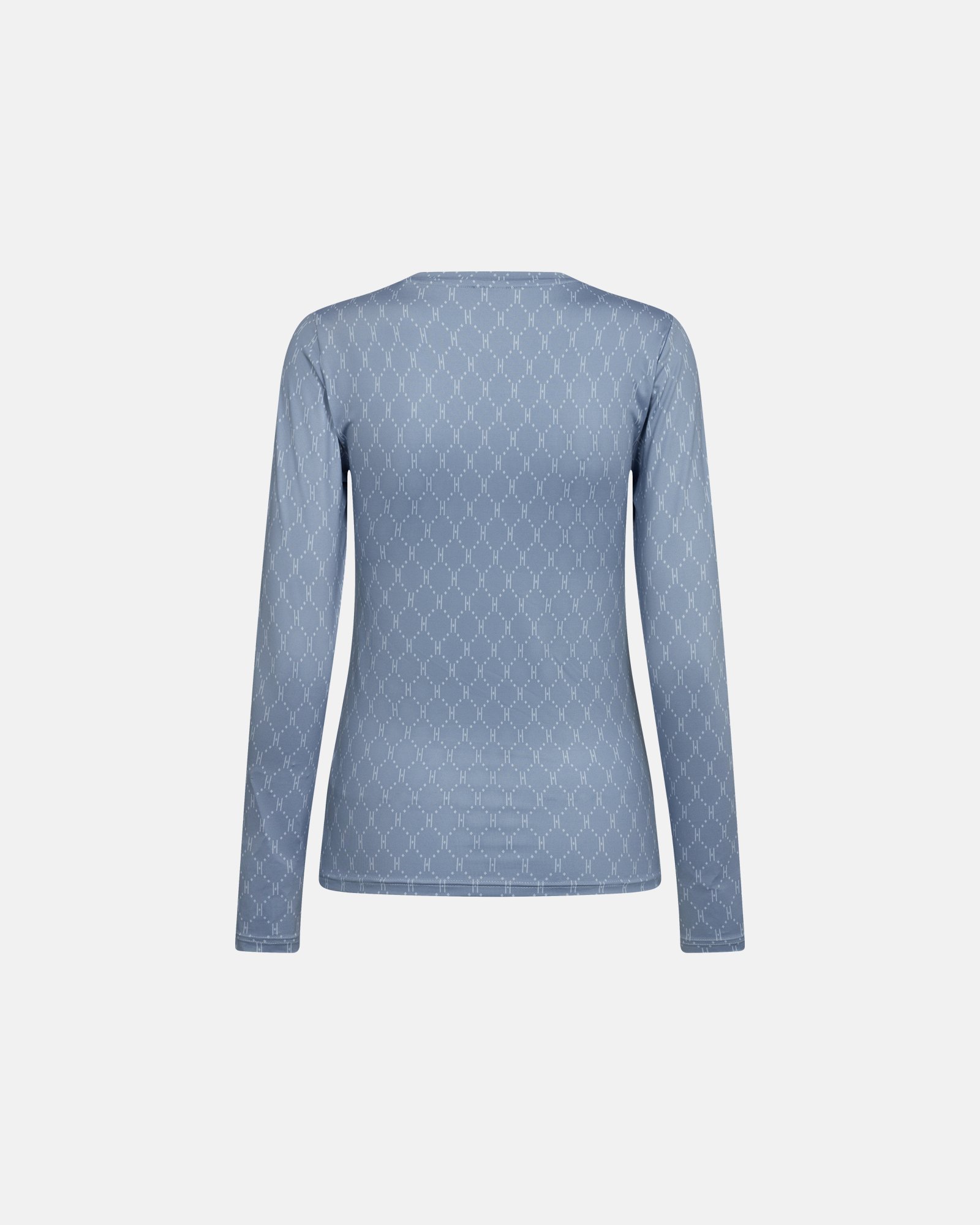 Bluse "Logo" | Polyester | Blå -Hype the Detail Bluse "Logo" | Polyester | Blå -Hype the Detail