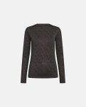 Bluse "Logo", Polyester, Brun
