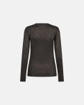 Bluse "Logo", Polyester, Brun