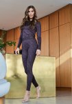 Bluse "Logo", Polyester, Brun