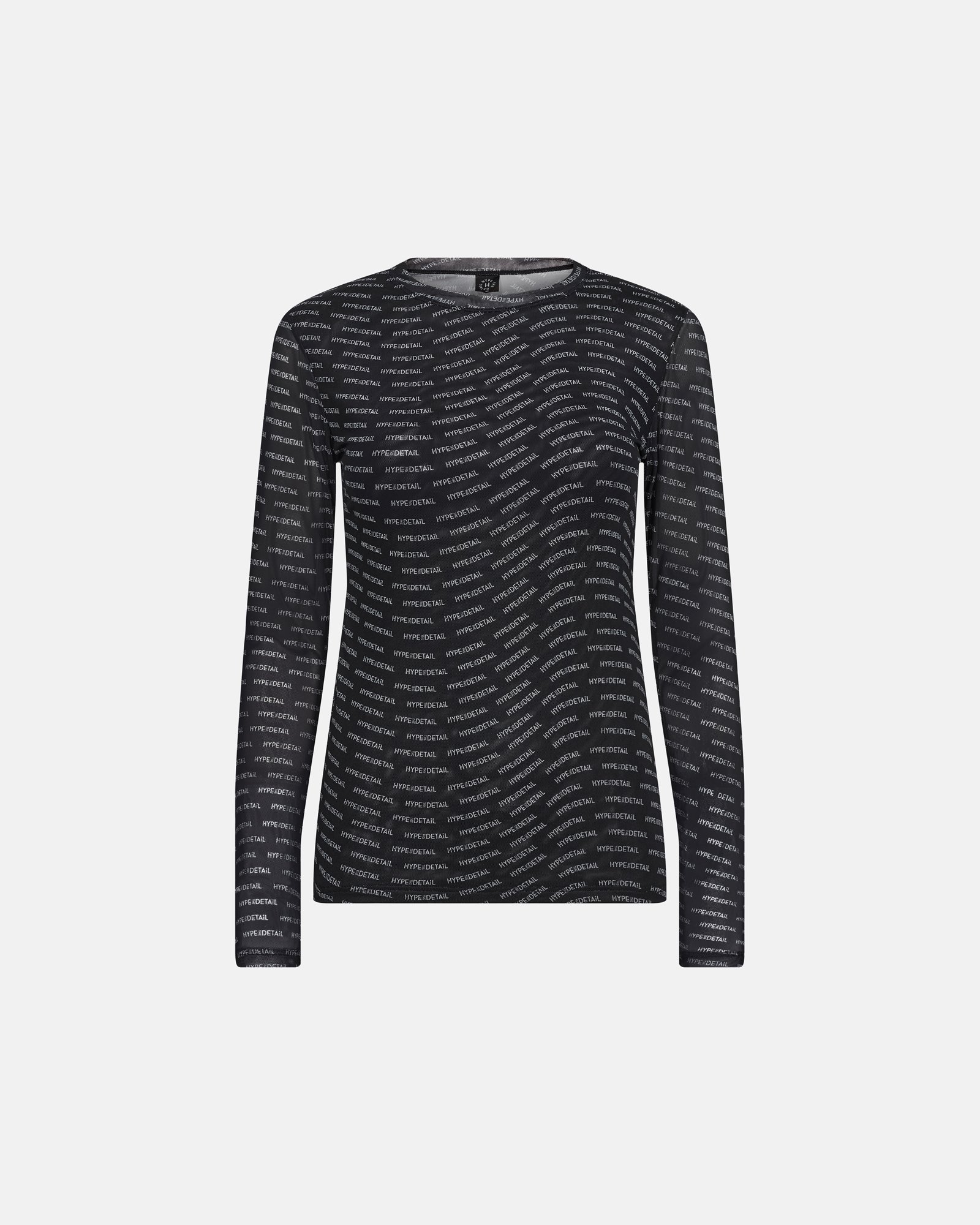 Bluse "mesh" | Polyester | Sort -Hype the Detail Bluse "mesh" | Polyester | Sort -Hype the Detail