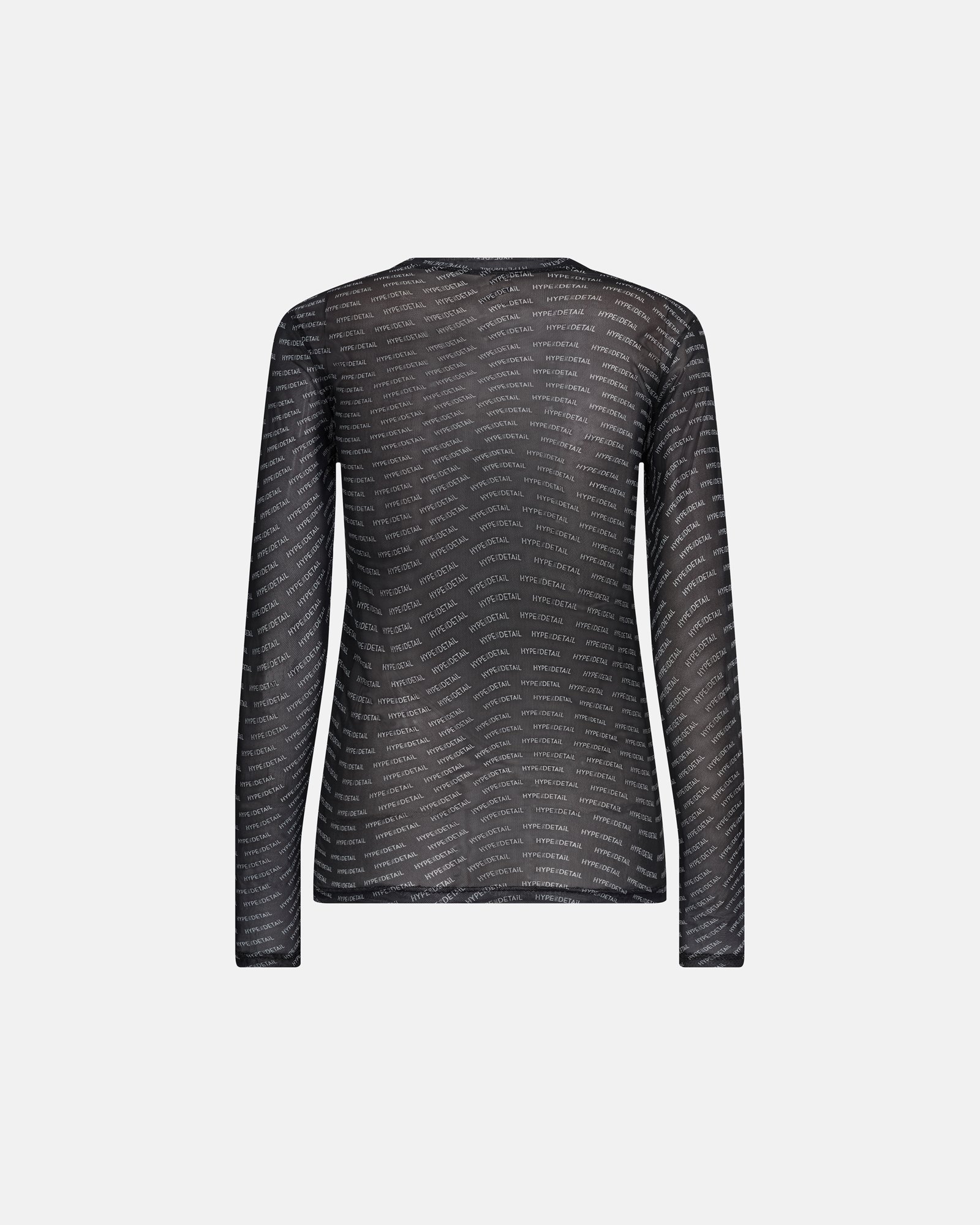 Bluse "mesh" | Polyester | Sort -Hype the Detail Bluse "mesh" | Polyester | Sort -Hype the Detail