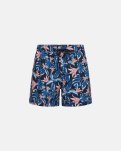 Badeshorts, 100% recycled polyester, Navy print