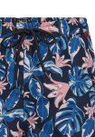 Badeshorts, 100% recycled polyester, Navy print
