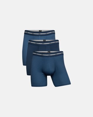 Tights 3-pak, Recycled polyester, Navy