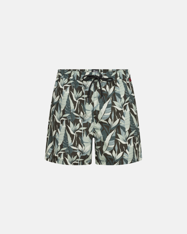Badeshorts | 100% recycled polyester | Grøn print