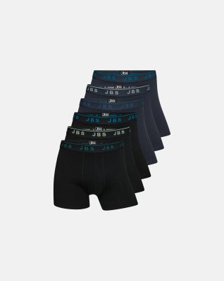 Tights 6-pak, Bomuld, Multifarvet