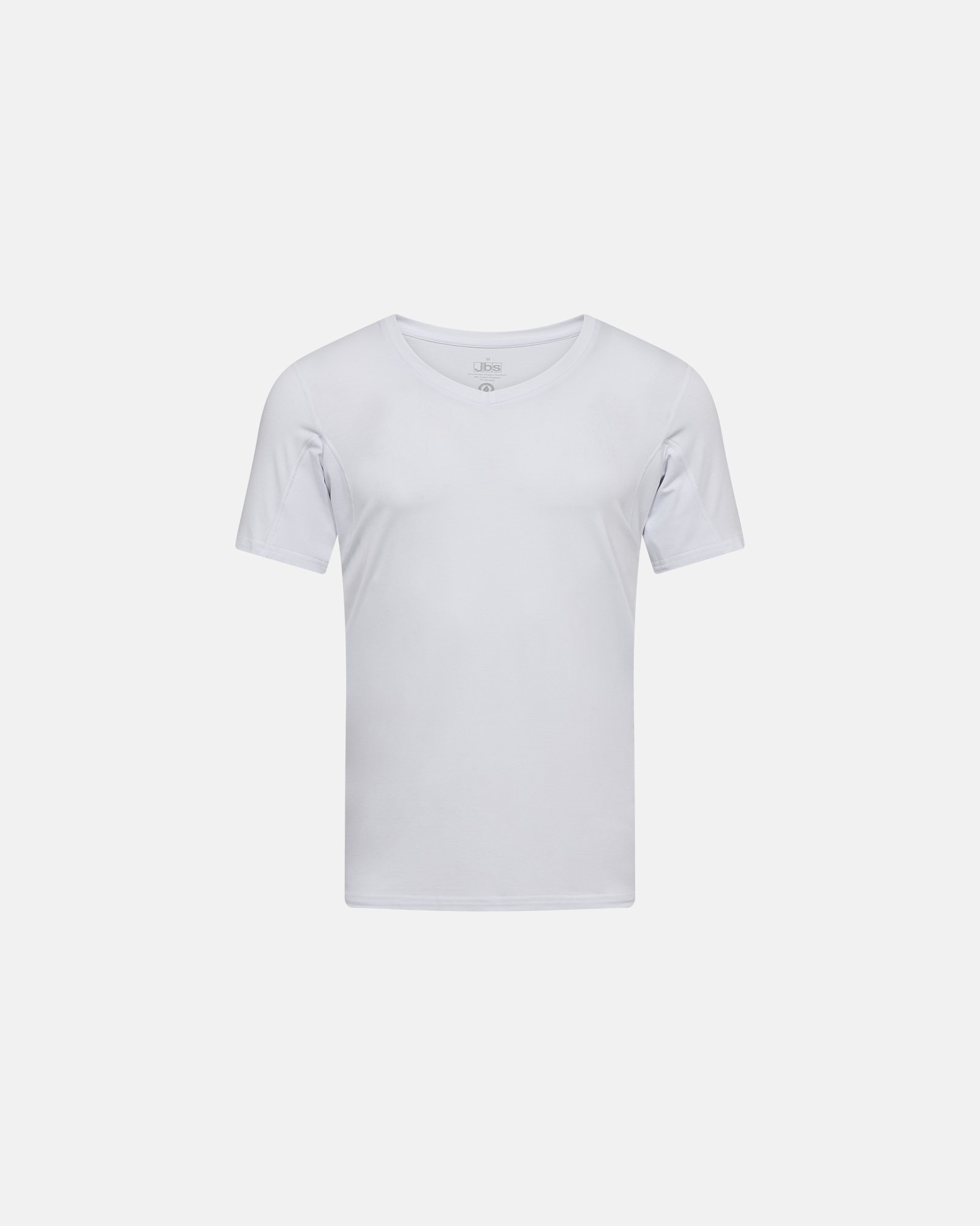 T-shirt "sweat proof" v-neck| Økologisk bambusviskose | Hvid -JBS T-shirt "sweat proof" v-neck| Økologisk bambusviskose | Hvid -JBS