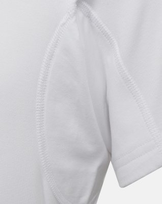 T-shirt "sweatproof" o-neck, Økologisk bambusviskose, Hvid