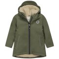 Jakke "Noraino Teddy" | Polyester | Grøn -Tumble 'n Dry