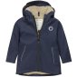 Jakke "Noraino Teddy" | Polyester | Blå - Tumble 'n Dry