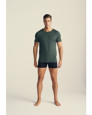 T-shirt, 100% merino uld, Grøn