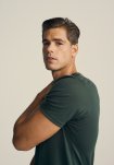 T-shirt, 100% merino uld, Grøn