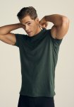 T-shirt, 100% merino uld, Grøn