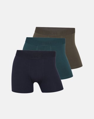 Tights 3-pak, Bomuld, Flerfarvet