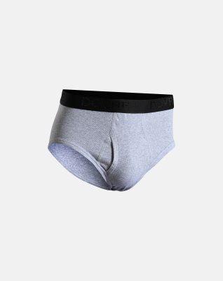 Briefs m. gylp 5-pak, 100% økologisk bomuld, Grå