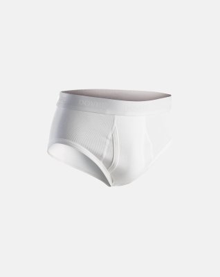 Briefs m. gylp 5-pak, 100% økologisk bomuld, Hvid