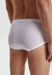 Briefs m. gylp "mesh" 3-pak, 100% bomuld, Hvid