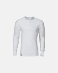 Langærmet t-shirt "Grandad" 2-pak | 100% økologisk bomuld | Hvid -Dovre