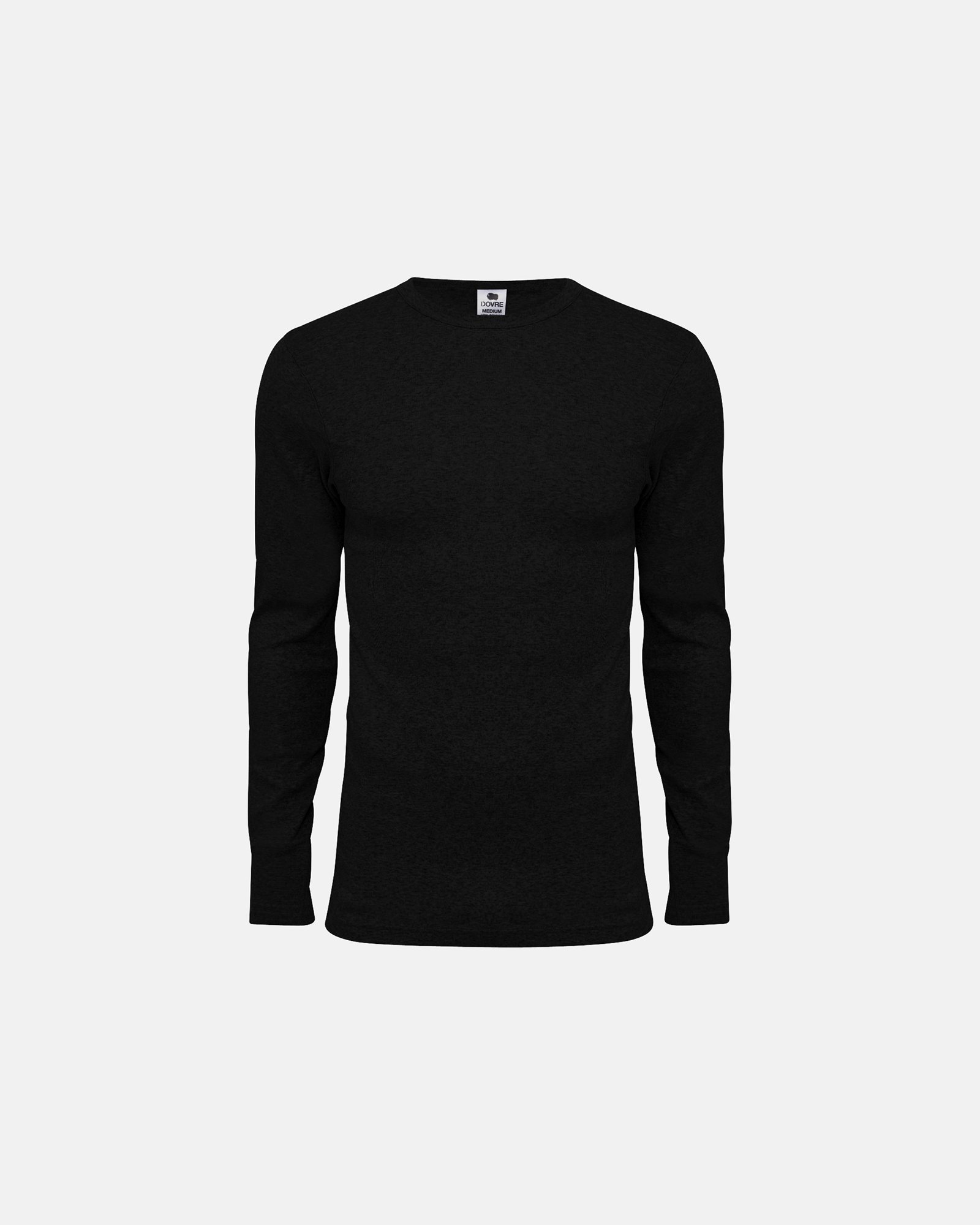 Langærmet t-shirt 2-pak | 100% økologisk bomuld | Sort -Dovre Langærmet t-shirt 2-pak | 100% økologisk bomuld | Sort -Dovre