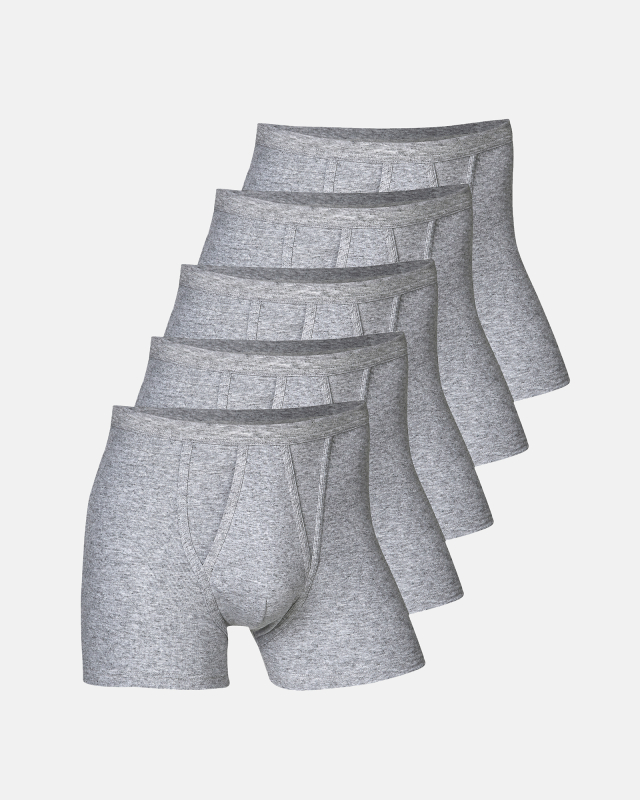Tights m. gylp 5-pak | 100% bomuld | Grå