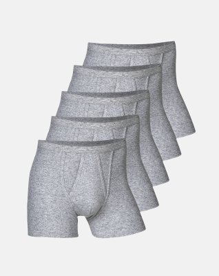 Tights m. gylp 5-pak, 100% bomuld, Grå