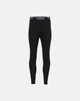 Long johns 2-pak, 100% merino uld, Sort