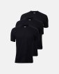 T-shirt "o-neck" 3-pak | 100% økologisk bomuld | Sort - Dovre