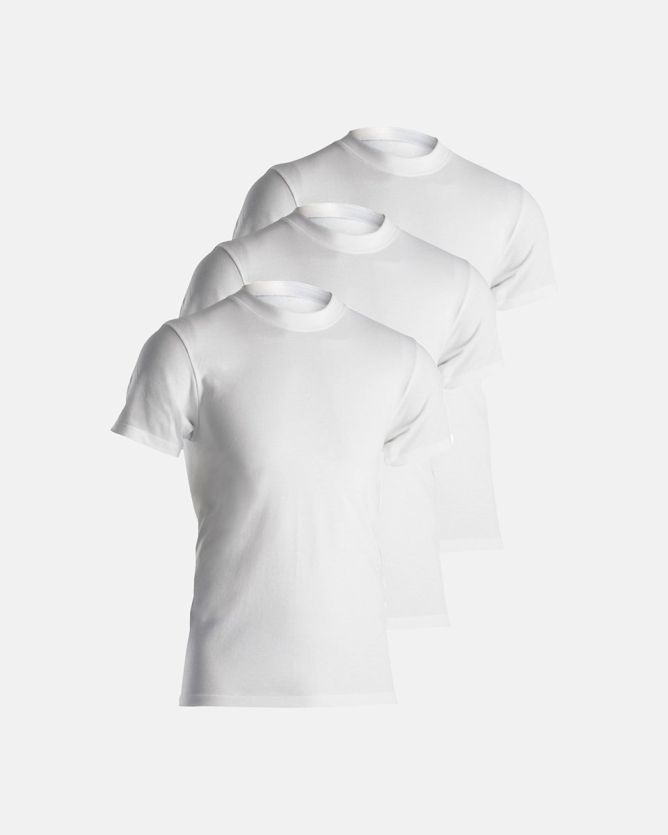 Dovre T-shirt 3-pak | 100% økologisk bomuld | Hvid - S