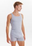 Tanktop 3-pak, 100% bomuld, Grå