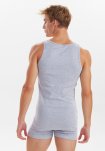 Tanktop 3-pak, 100% bomuld, Grå