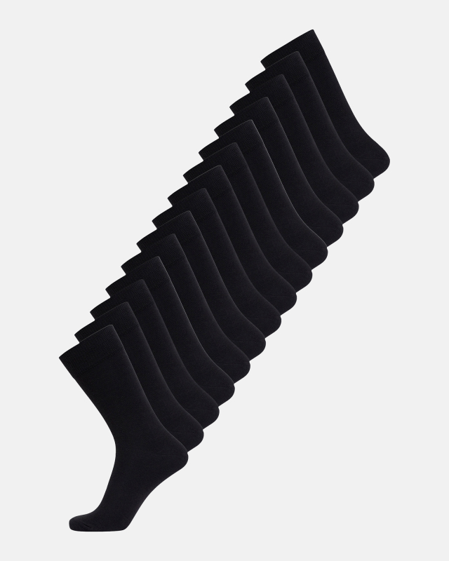 Strømper 14-pak | Bambusviskose | Sort
