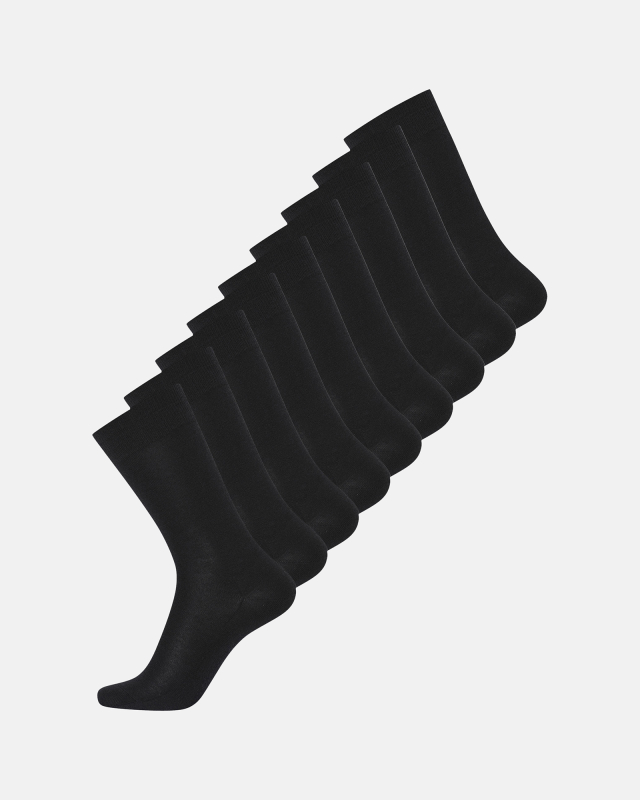 Strømper Pak | Økologisk Uld | Sort