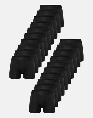 Tights "Gunnar" 20-pak, Økologisk bomuld, Sort