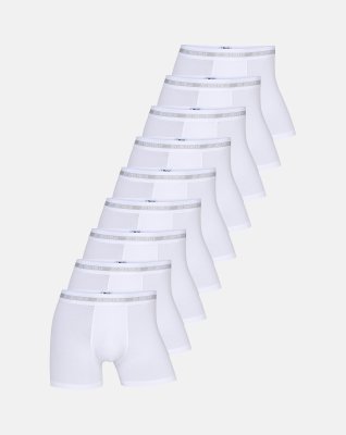 Tights 9-pak, Bambusviskose, Hvid