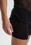 T-shirt "mesh" 3-pak | 100% merino uld | Sort -Dovre