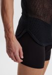 Tanktop "mesh" 3-pak | 100% merino uld | Sort -Dovre