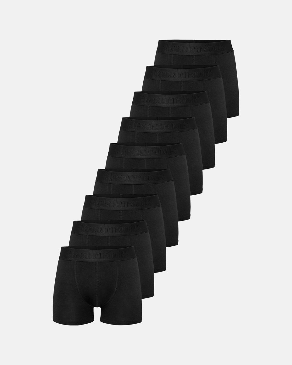 Resteröds Tights "Gunnar" 9-pak | Bambusviskose | Sort - S