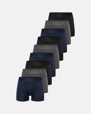 Tights "Gunnar" 9-pak, Bambusviskose, Multifarvet