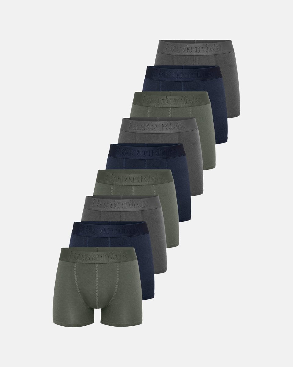 Resteröds Tights "Gunnar" 9-pak | Bambusviskose | Multifarvet - S