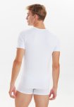 Undertrøje "o-neck" 6-pak, Bambusviskose, Hvid