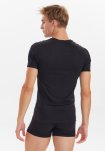 Undertrøje "v-neck" 6-pak, Bambusviskose, Sort