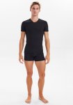 Undertrøje "v-neck" 6-pak, Bambusviskose, Sort
