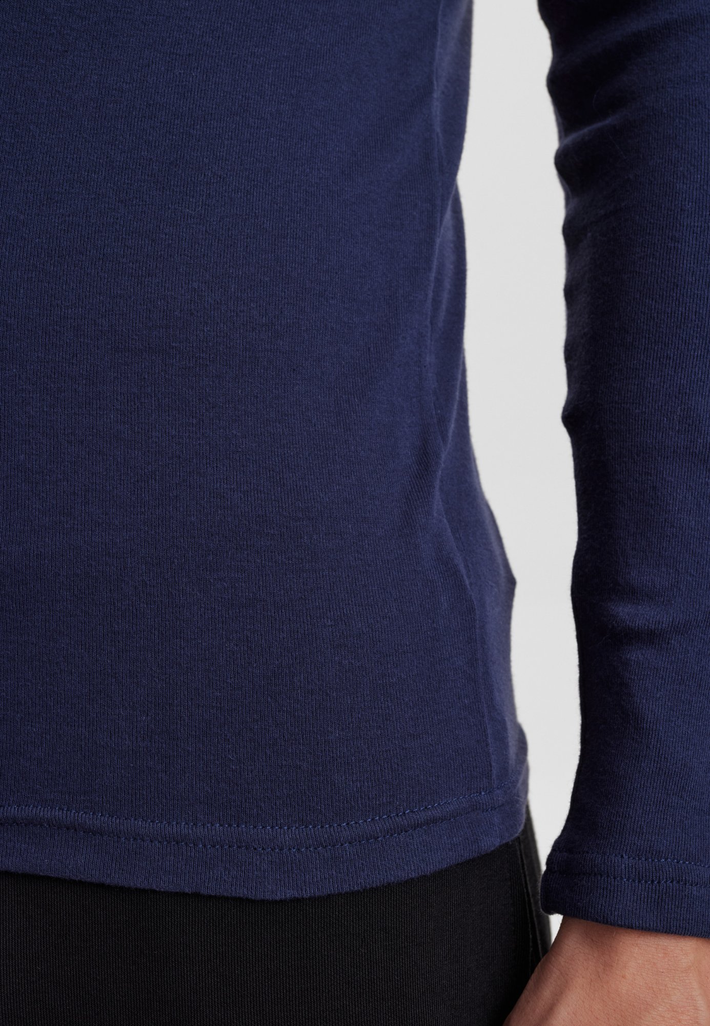 Langærmet t-shirt "grandad" 2-pak | 100% økologisk bomuld | Navy -JBS Langærmet t-shirt "grandad" 2-pak | 100% økologisk bomuld | Navy -JBS